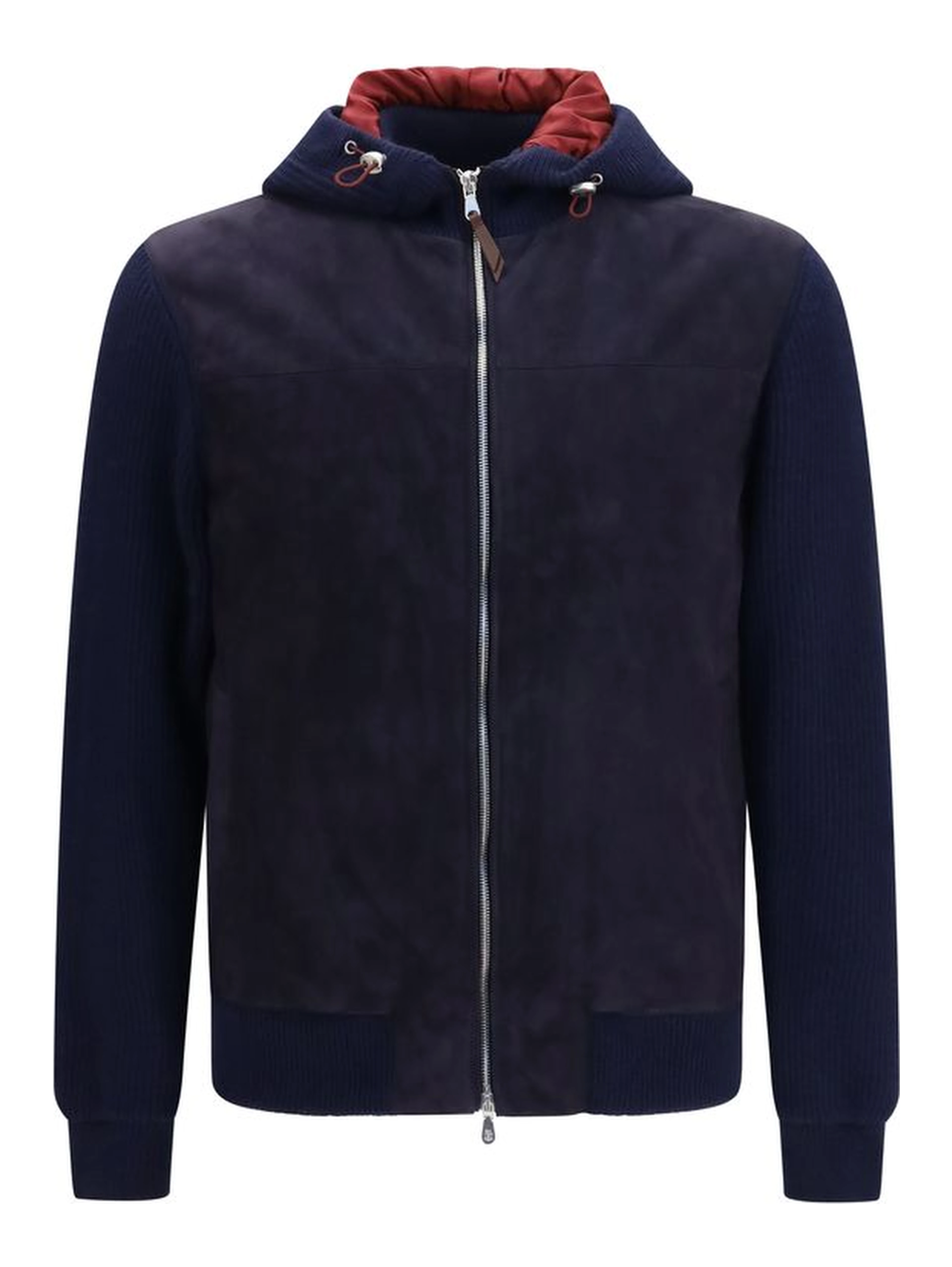 Blue Wool Oves Aries Full-Length Jacket