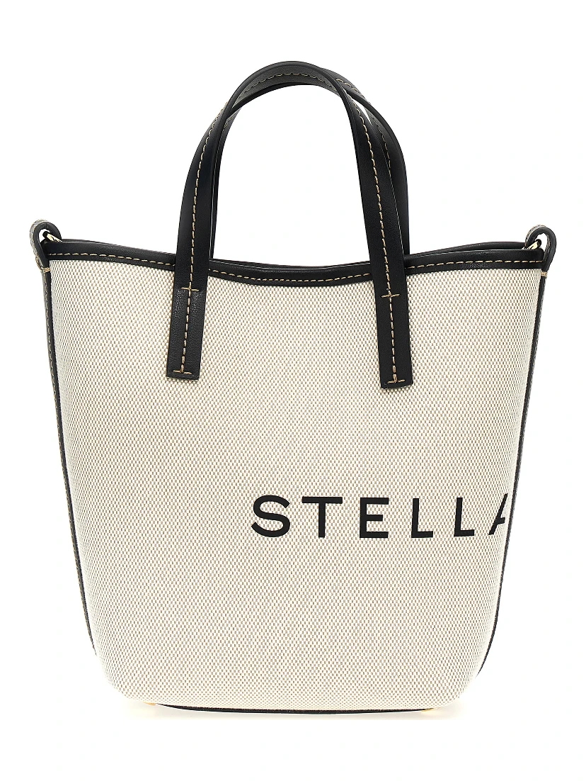 Beige Polyamide Tote Bag