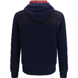 Blue Wool Oves Aries Full-Length Jacket