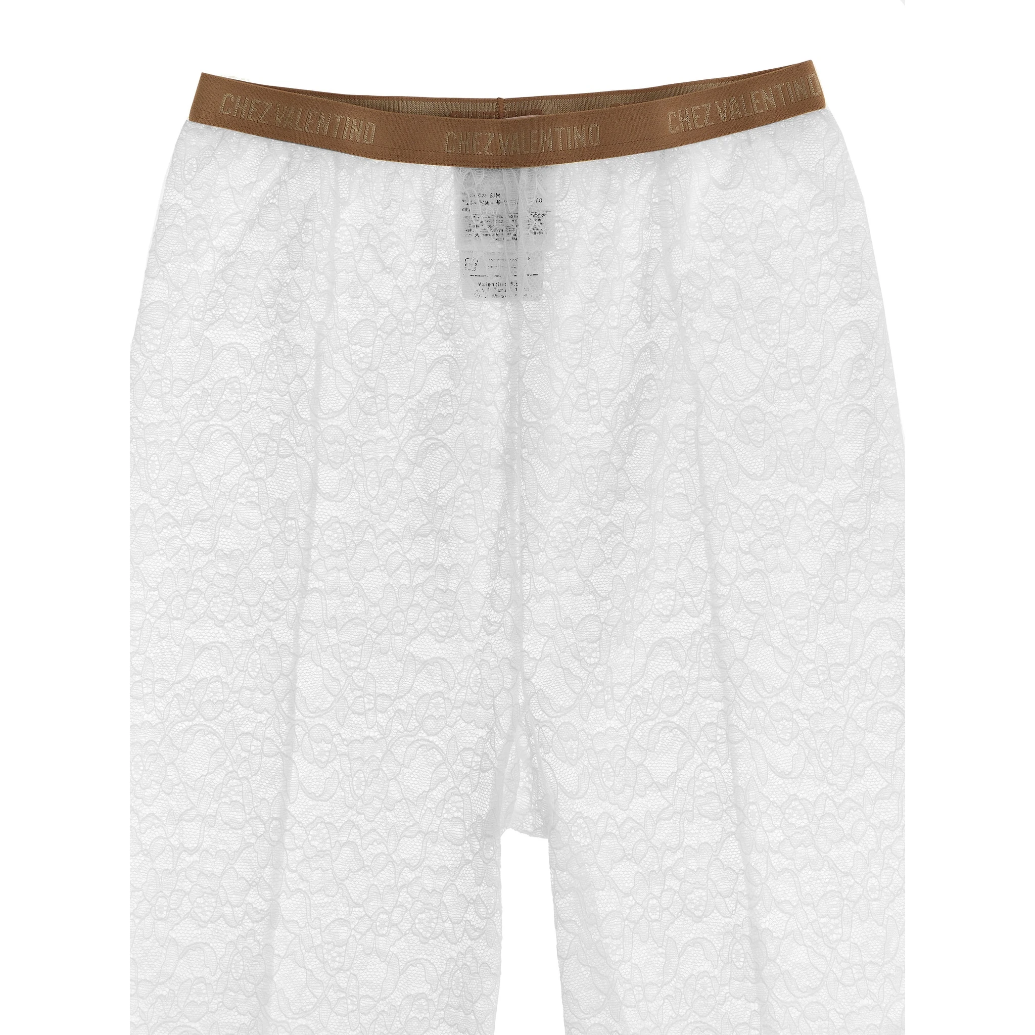 White Polyamide Socks