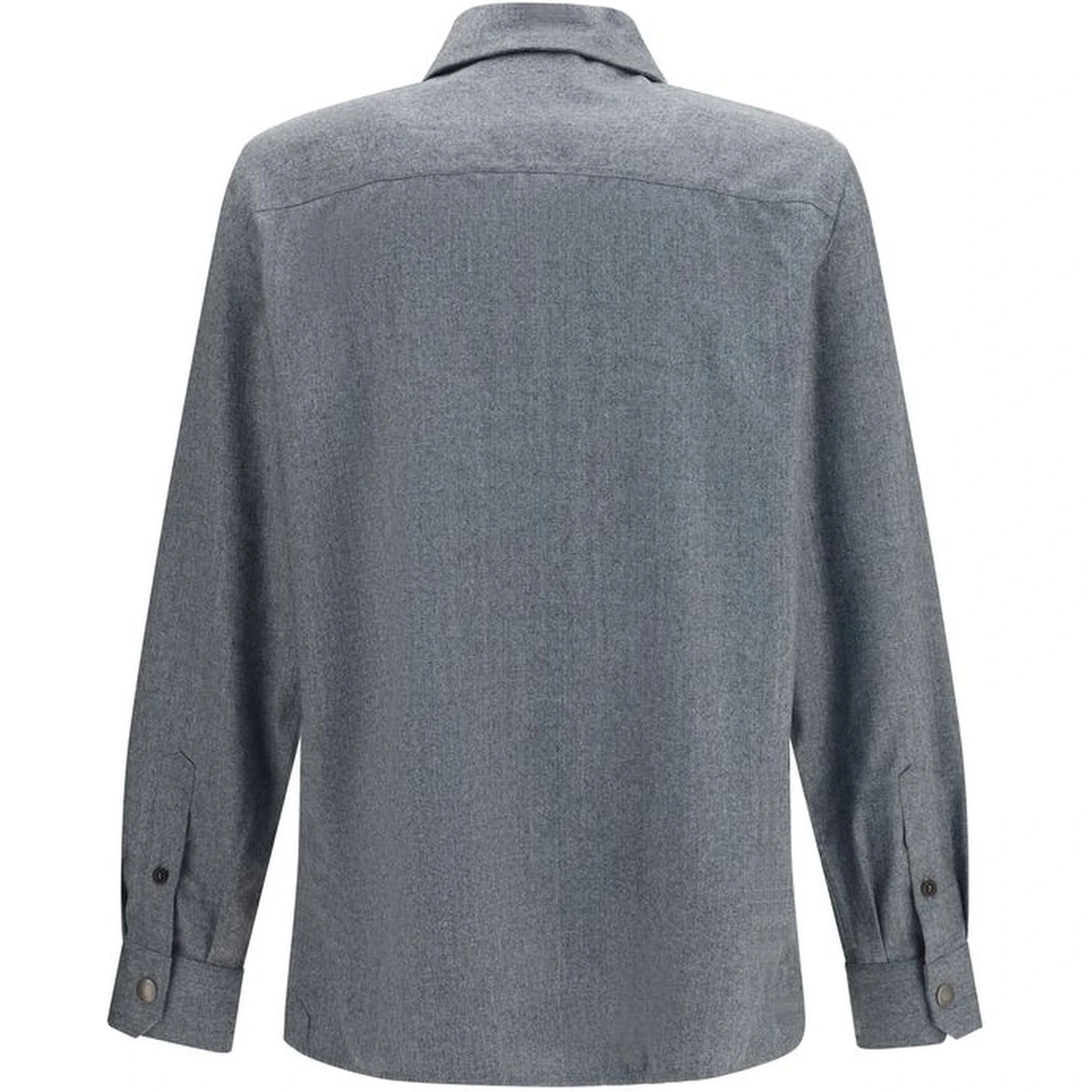 Gray Wool Oves Aries Shirt
