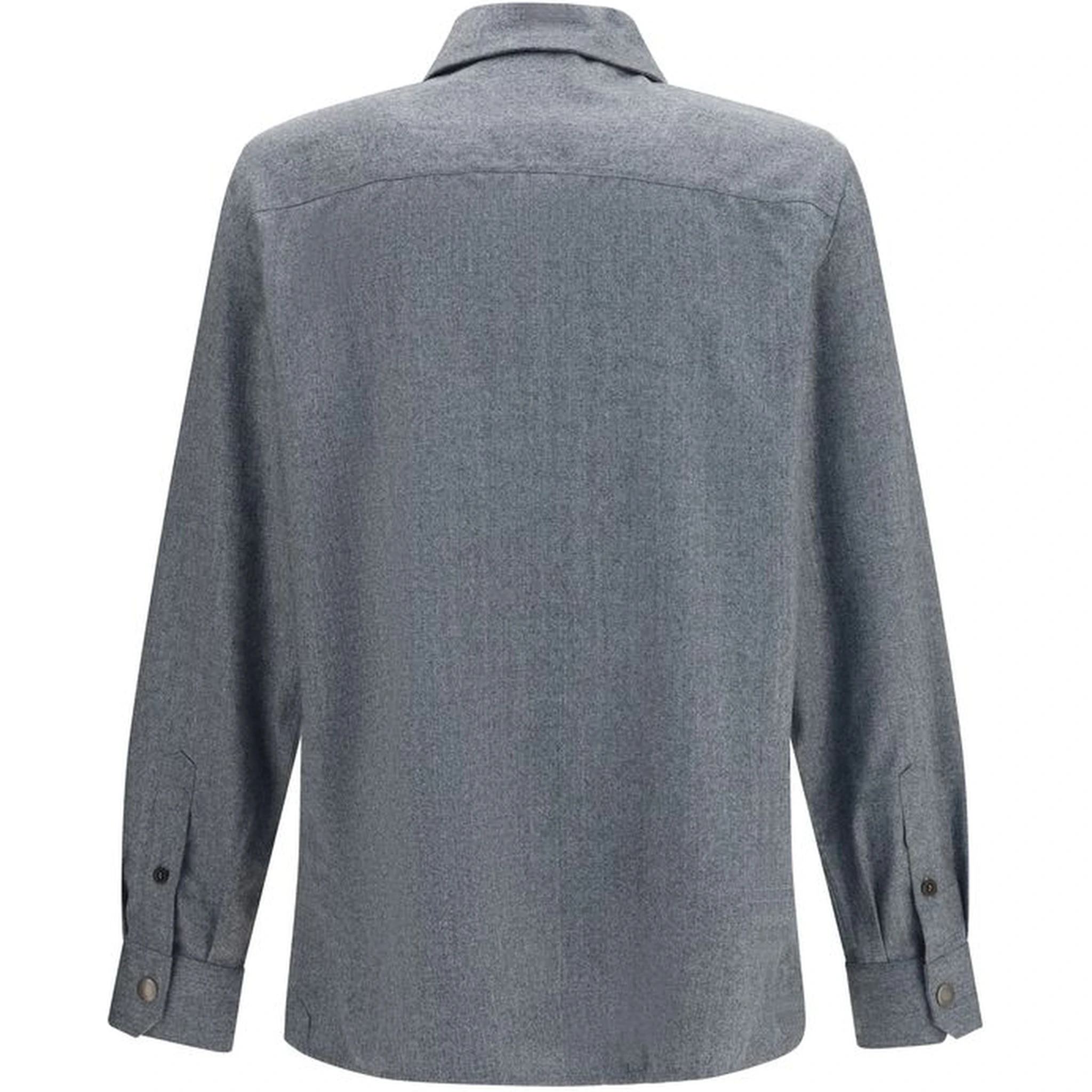 Gray Wool Oves Aries Shirt