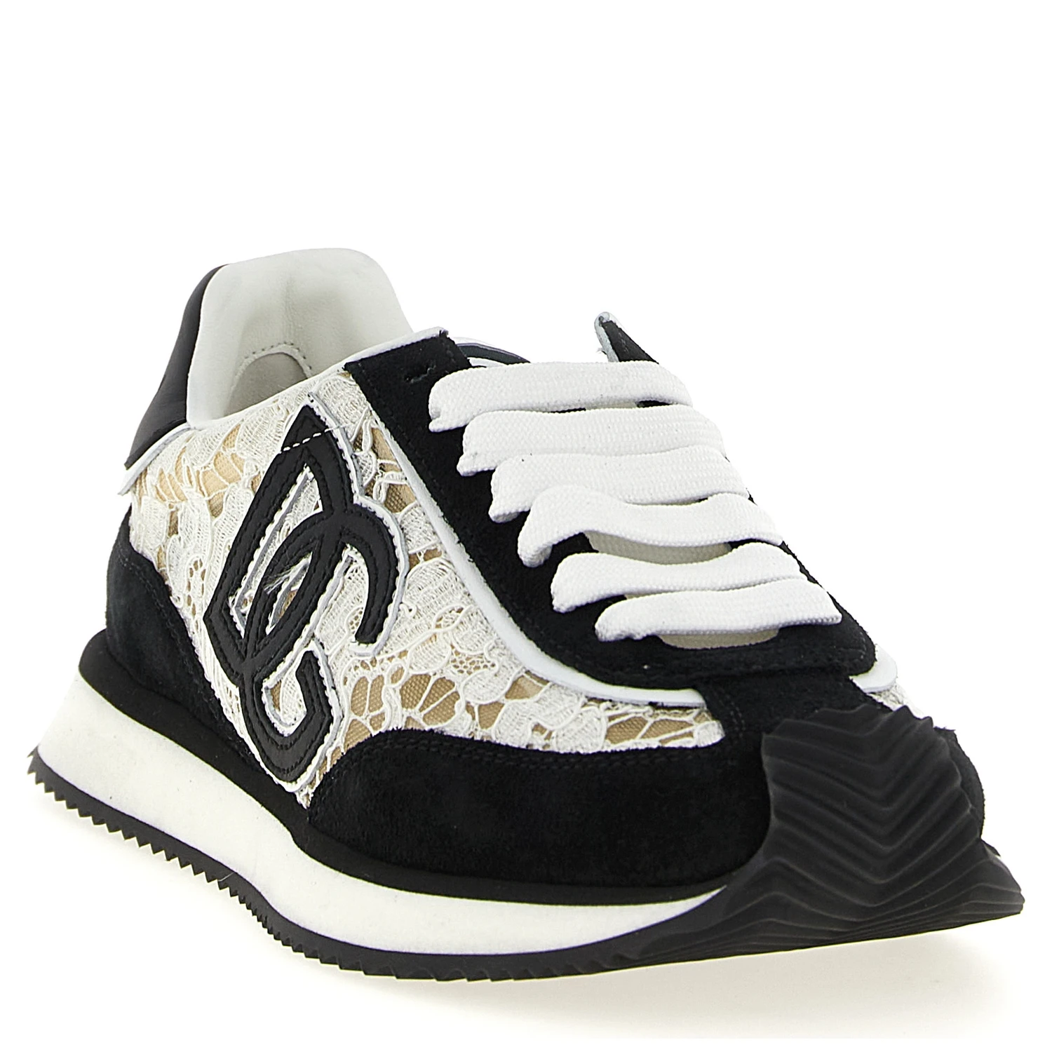 Bicolor Cotton Sneakers