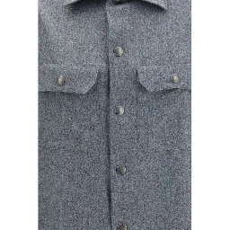 Gray Wool Oves Aries Shirt