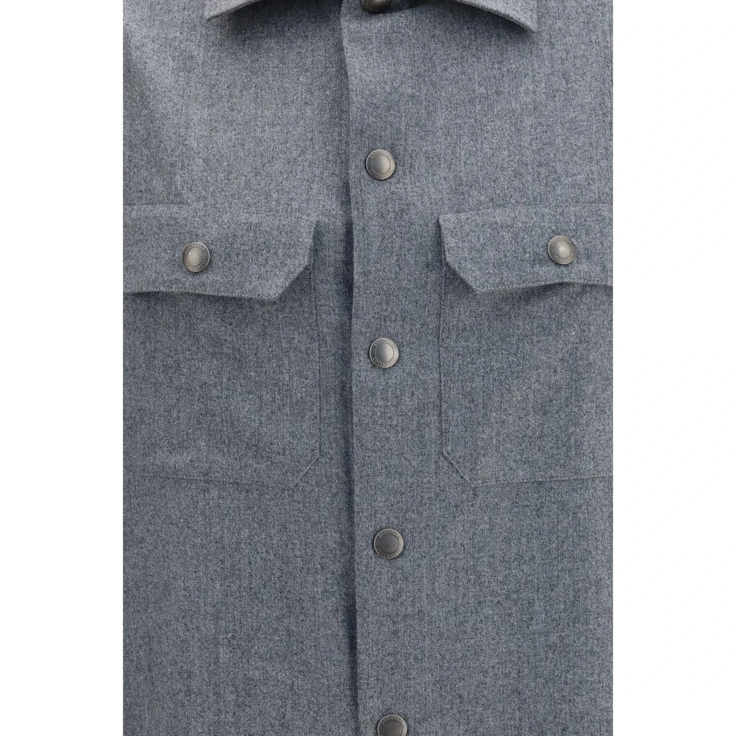 Gray Wool Oves Aries Shirt