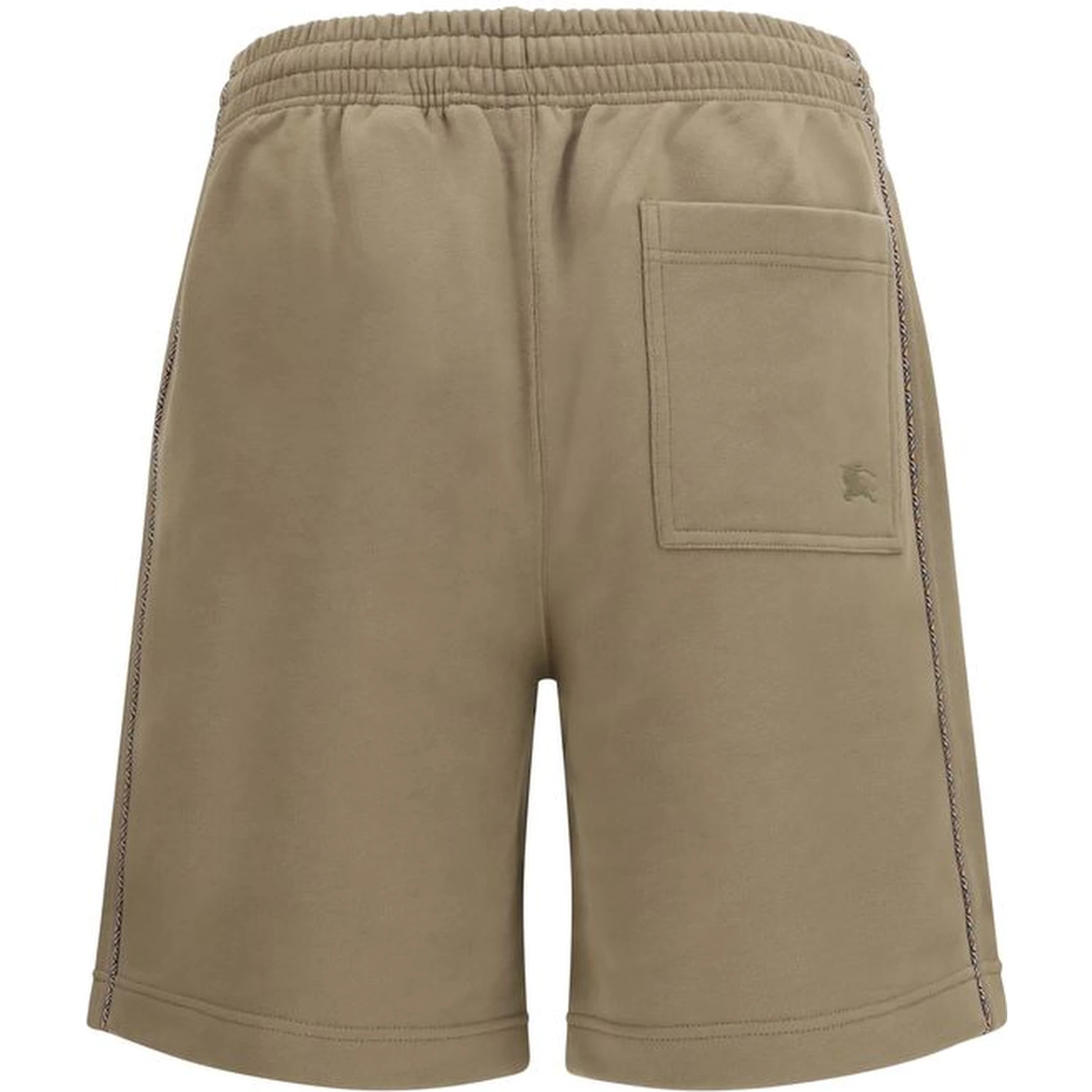 Brown Cotton Bermuda Shorts