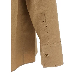 Beige Cotton Blouse