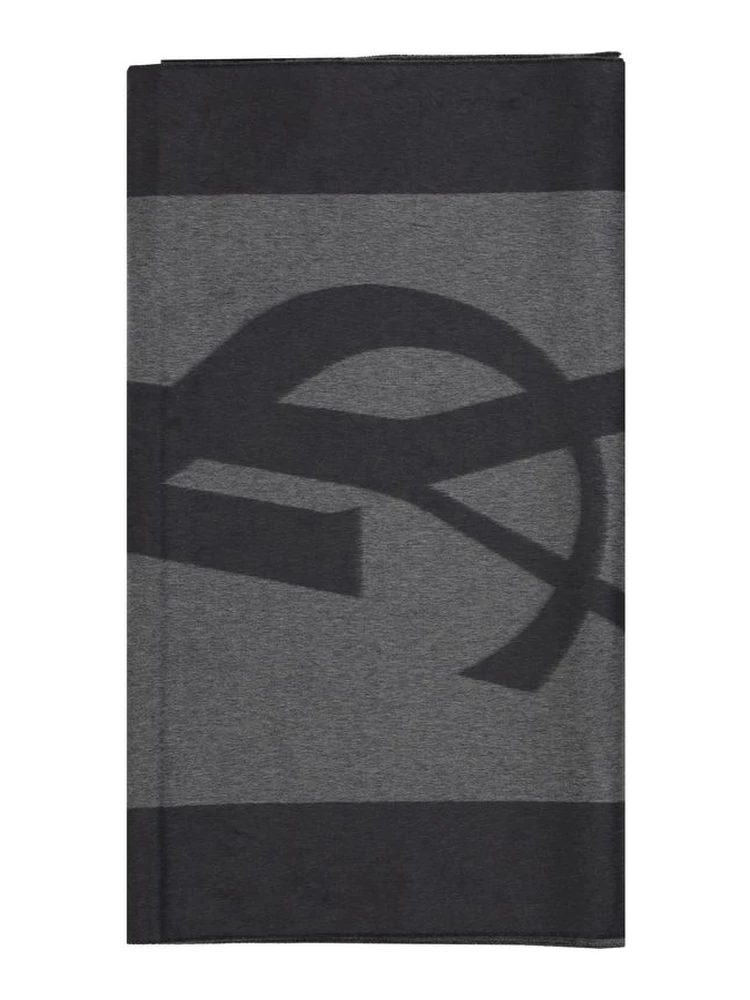 Gray Silk Scarf