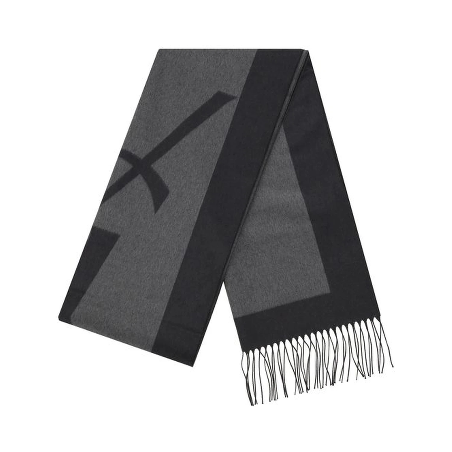 Gray Silk Scarf