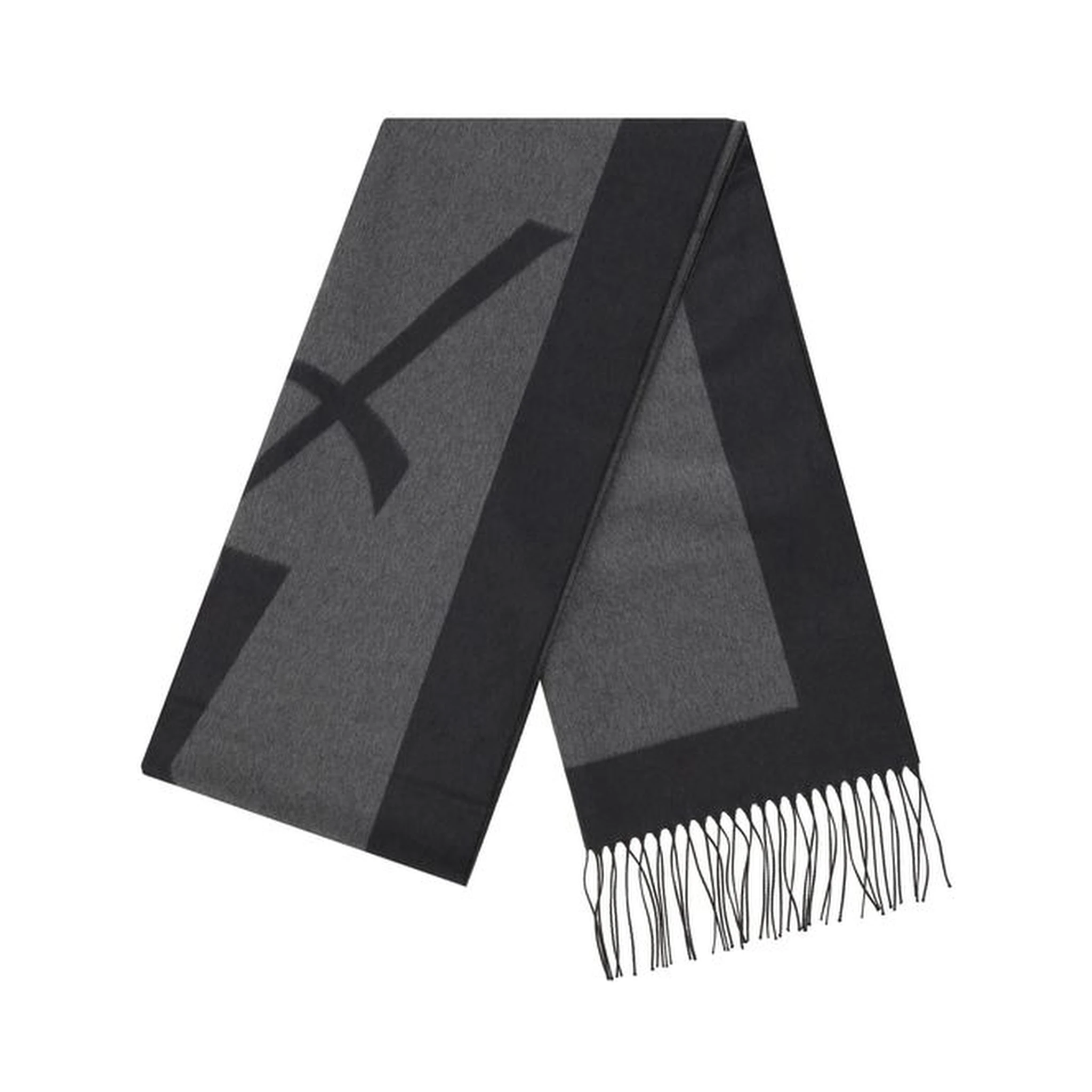 Gray Silk Scarf