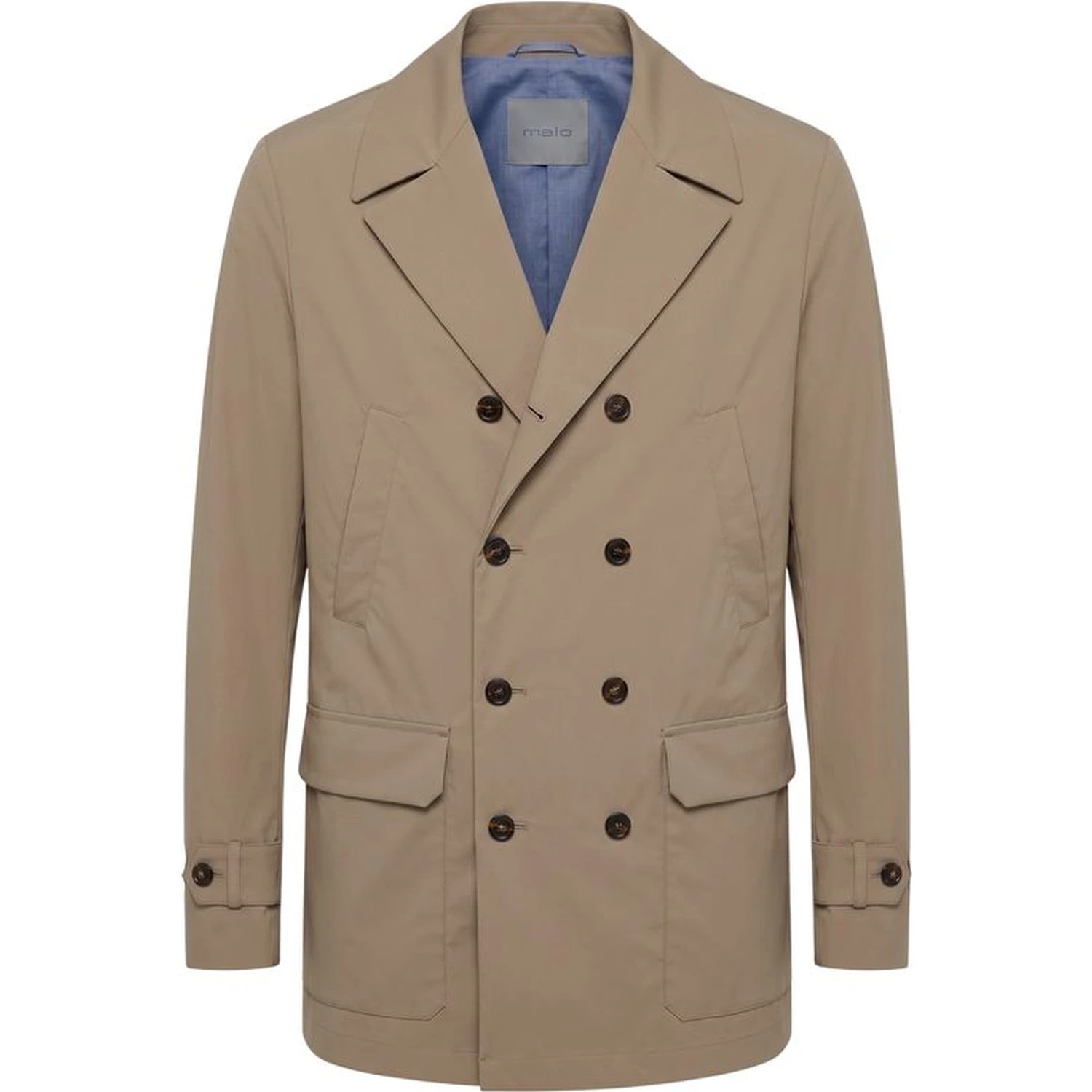 Brown Cotton Men's Jacket