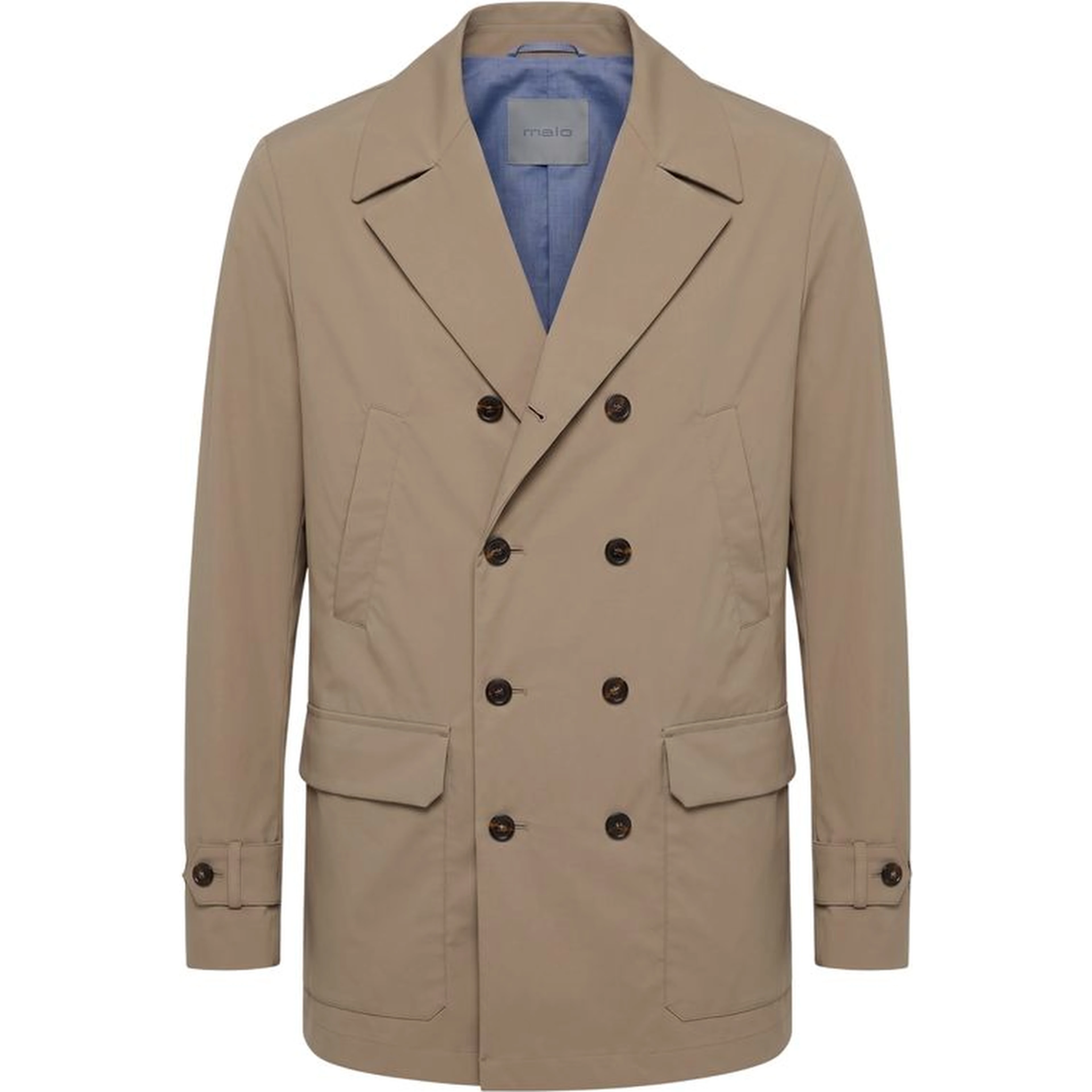 Brown Cotton Men's Jacket