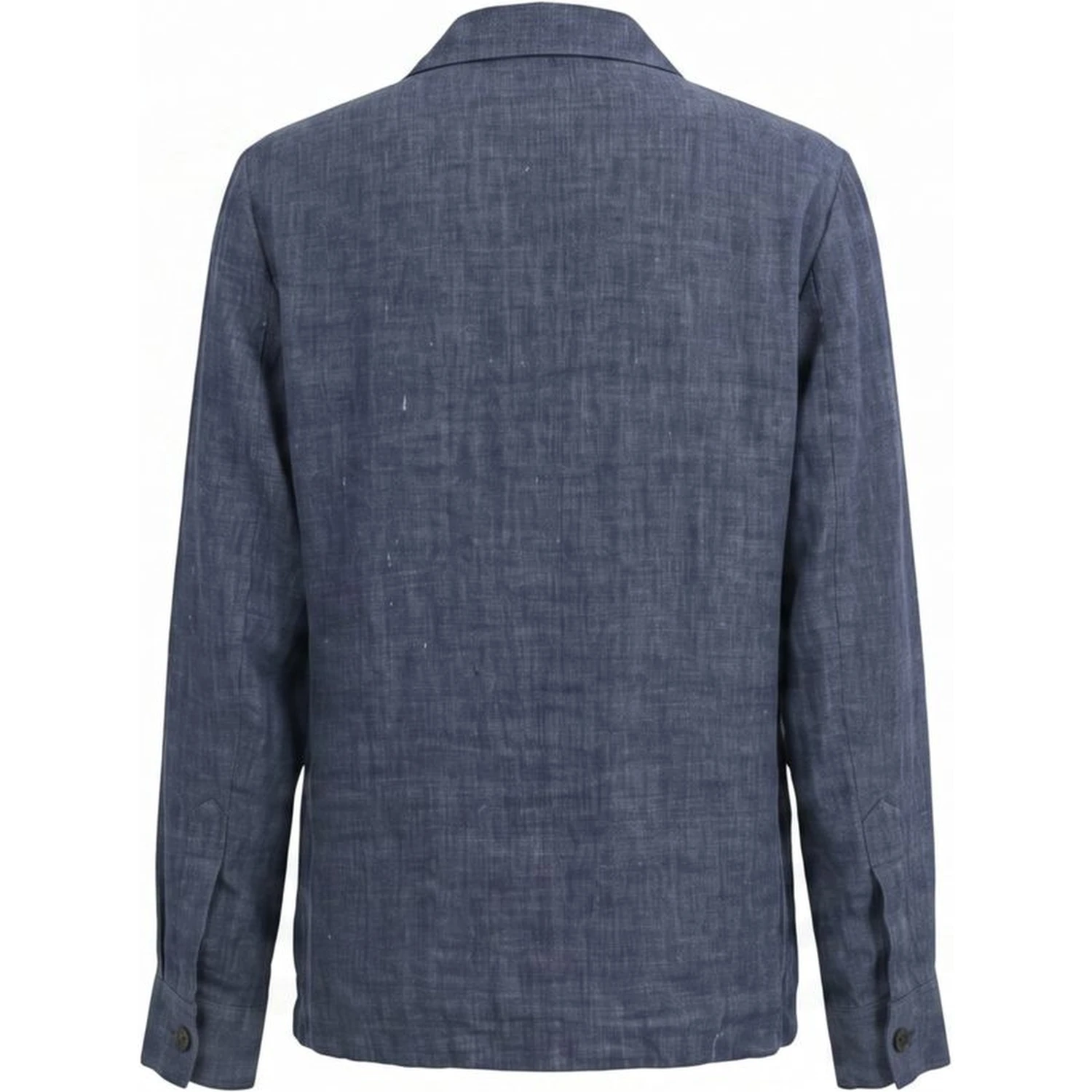 Blue Linen Men's Jacket