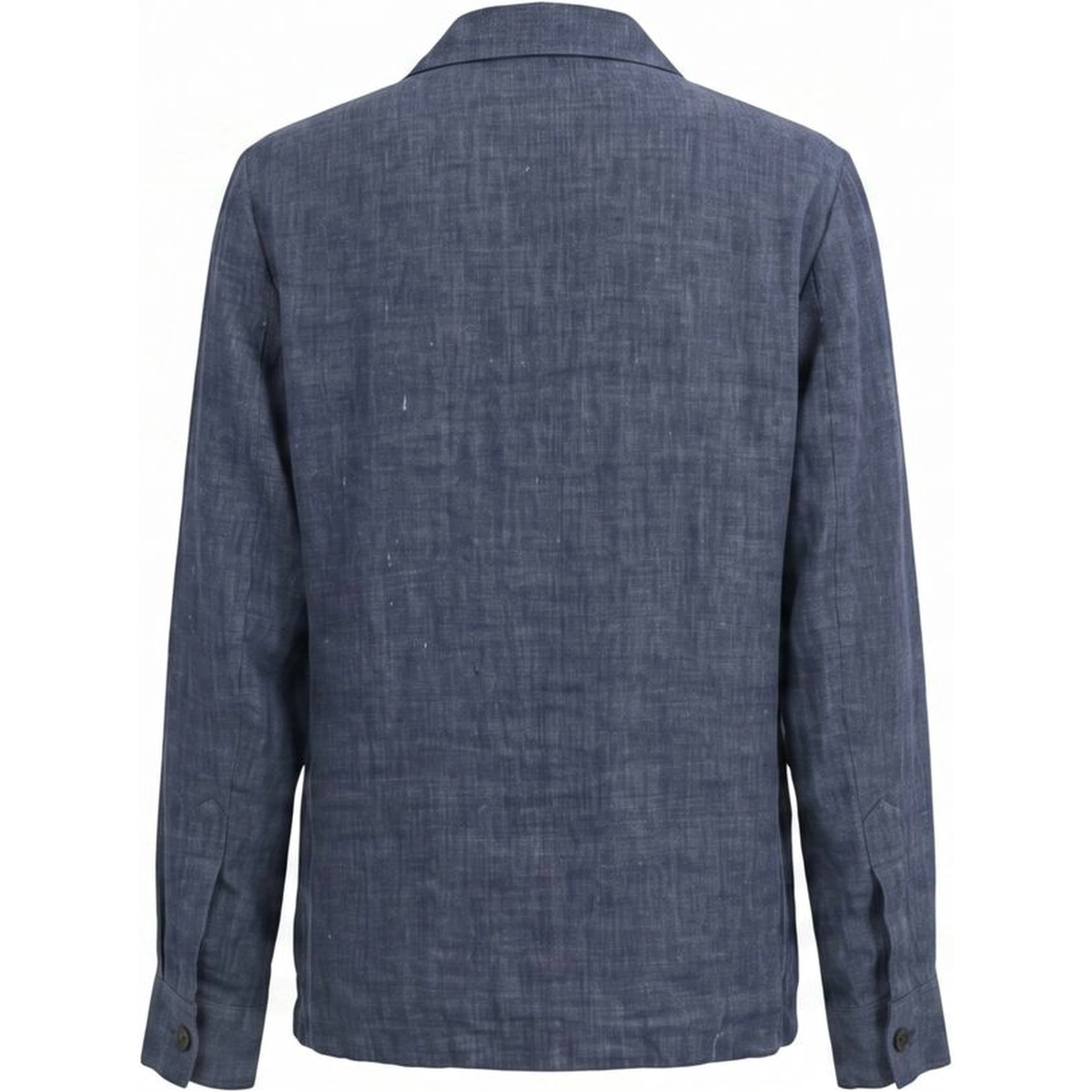Blue Linen Men's Jacket