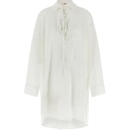 White Silk Blouse