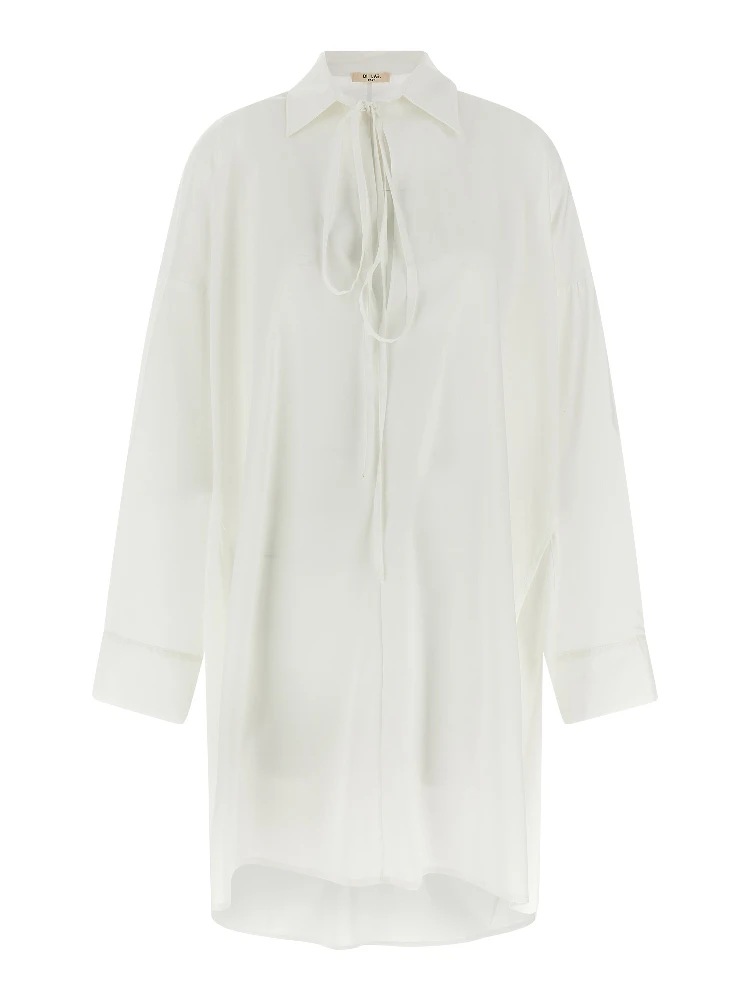 White Silk Blouse