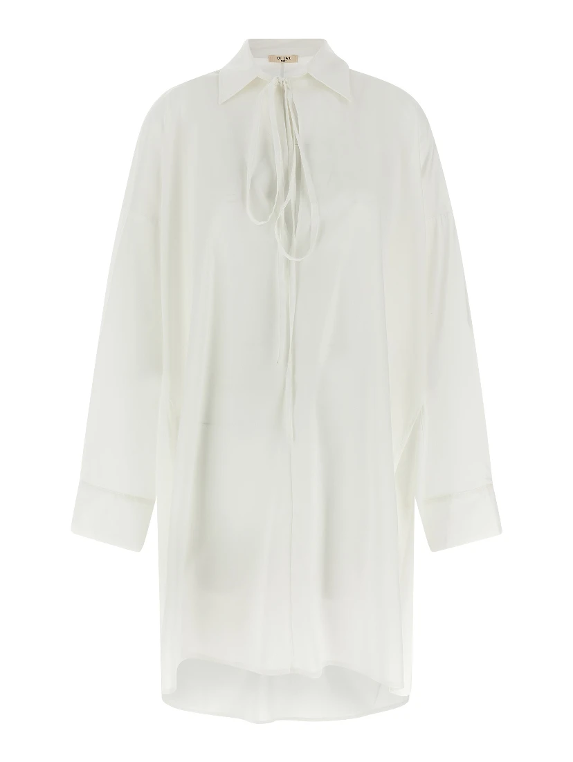 White Silk Blouse