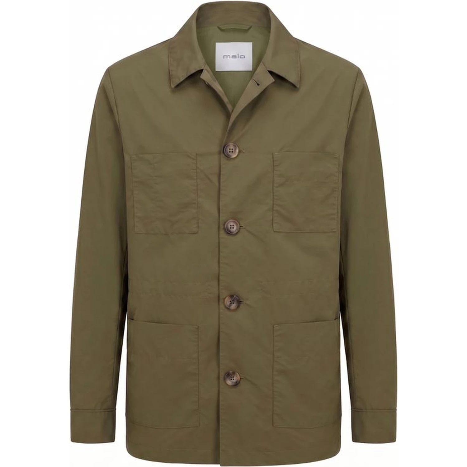 Green Nylon Men Jacket