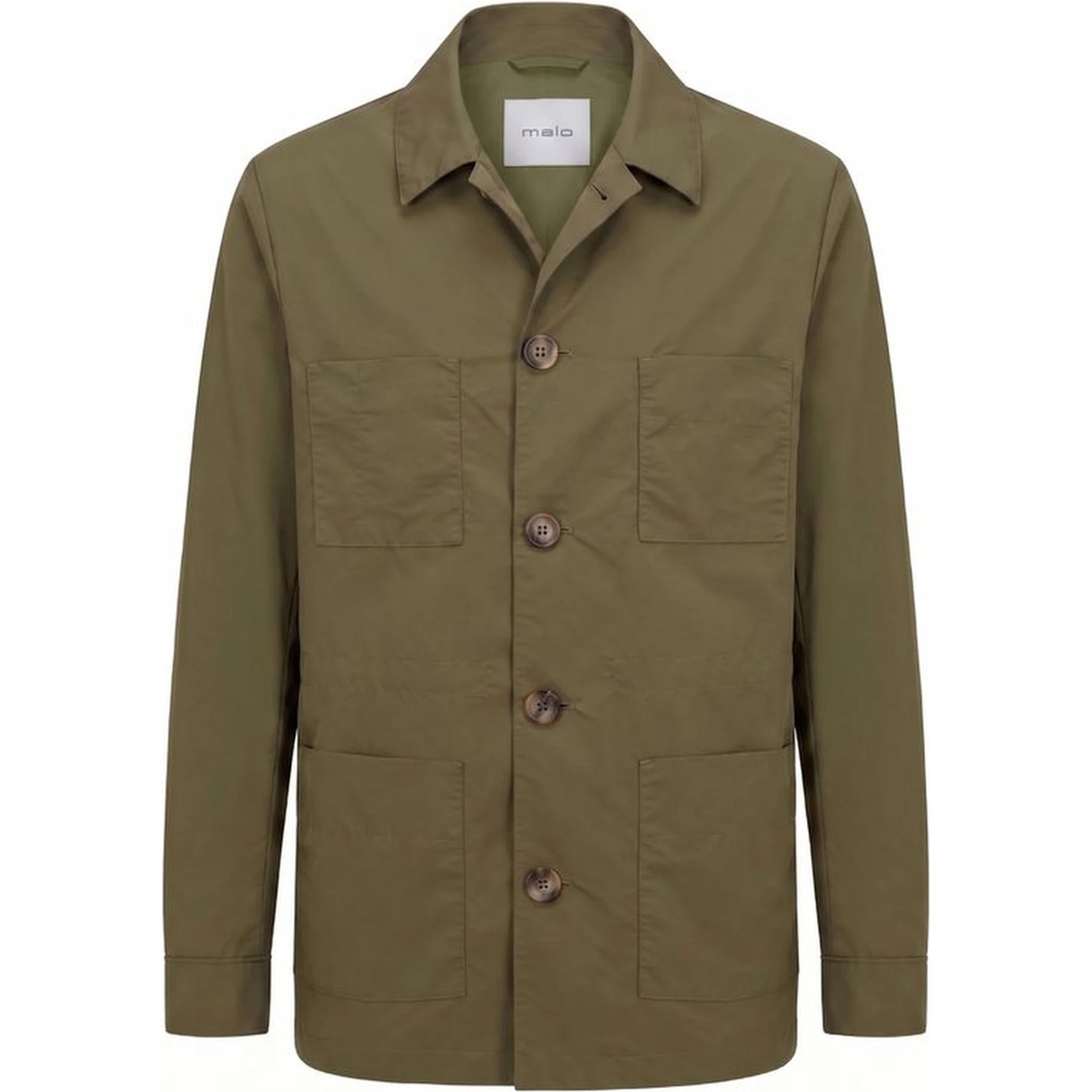 Green Nylon Men Jacket