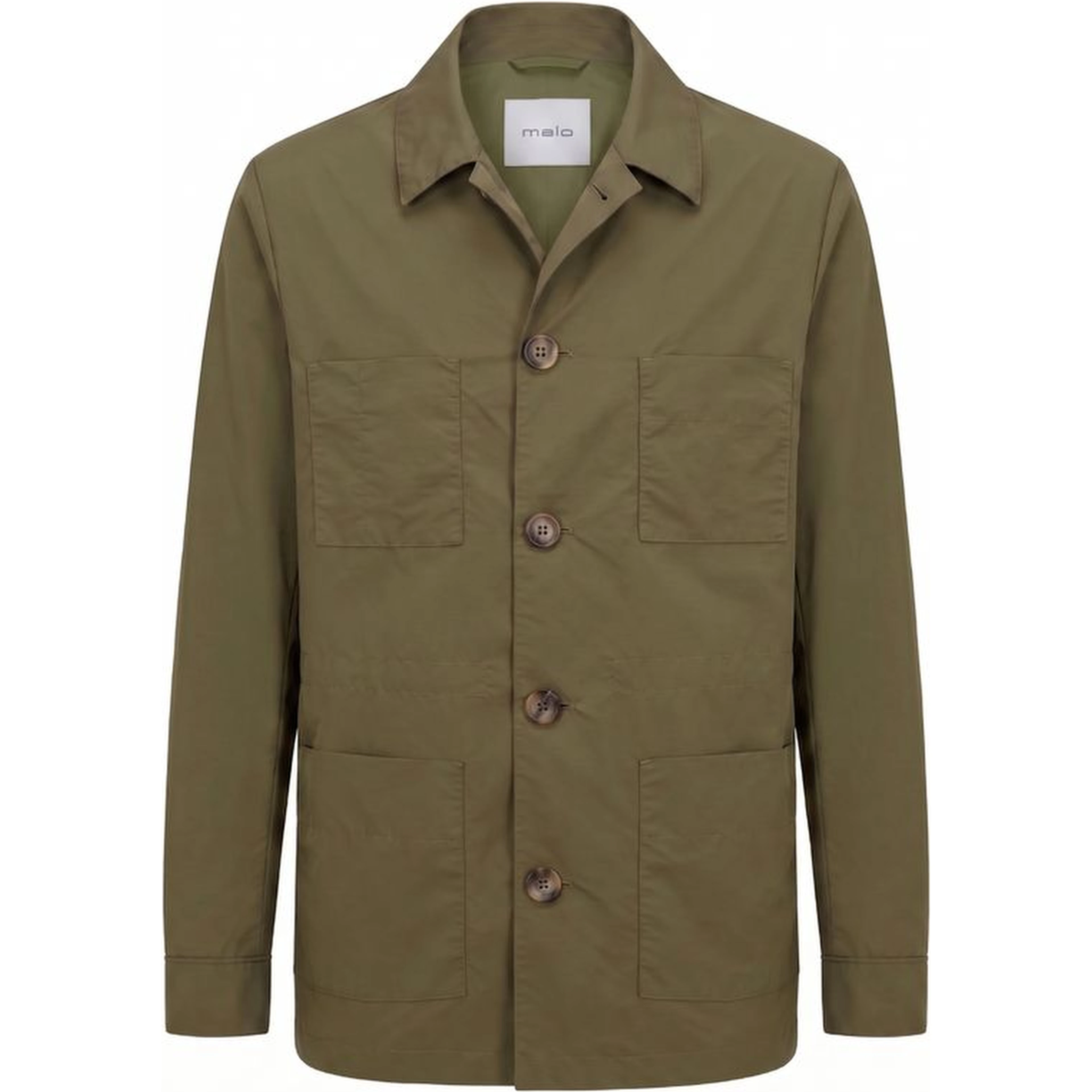 Green Nylon Men Jacket