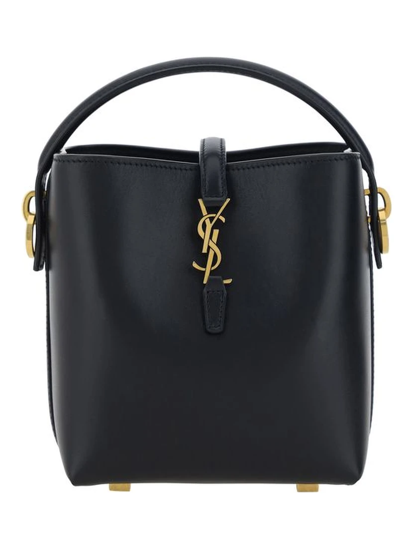 Black Calf Leather Bos Taurus Shoulder Bag