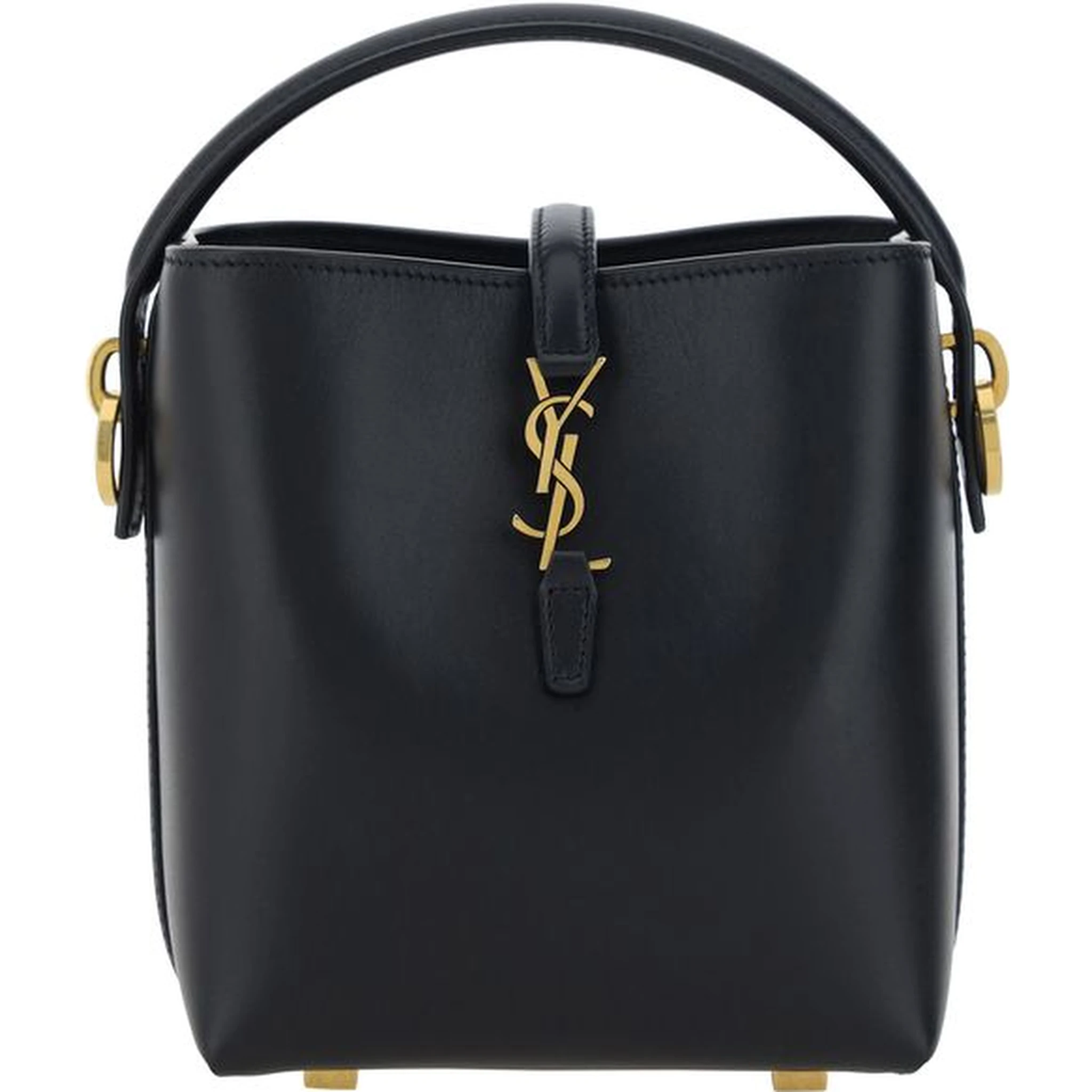 Black Calf Leather Bos Taurus Shoulder Bag