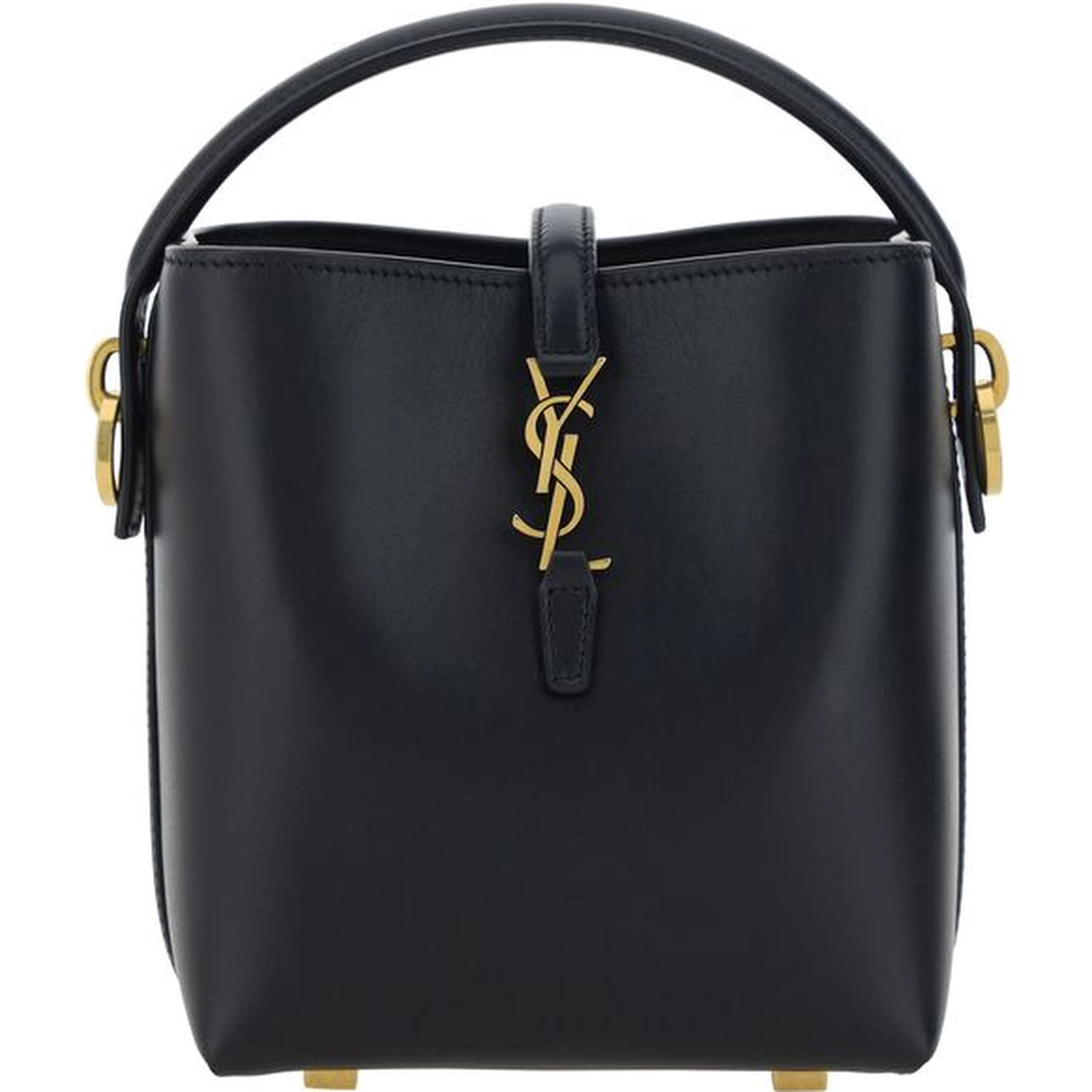 Black Calf Leather Bos Taurus Shoulder Bag