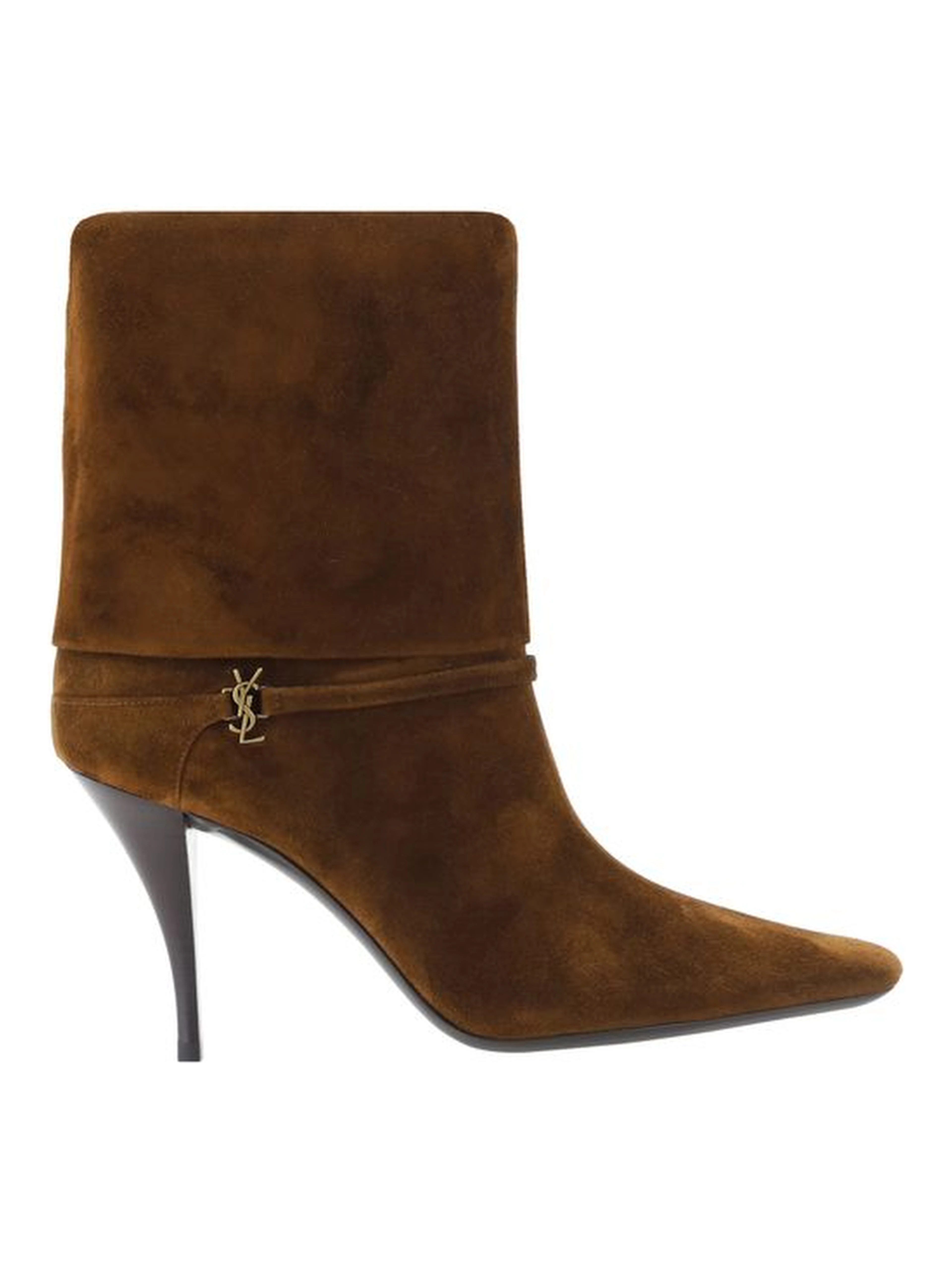 Brown Calf Leather Bos Taurus Ankle Boots