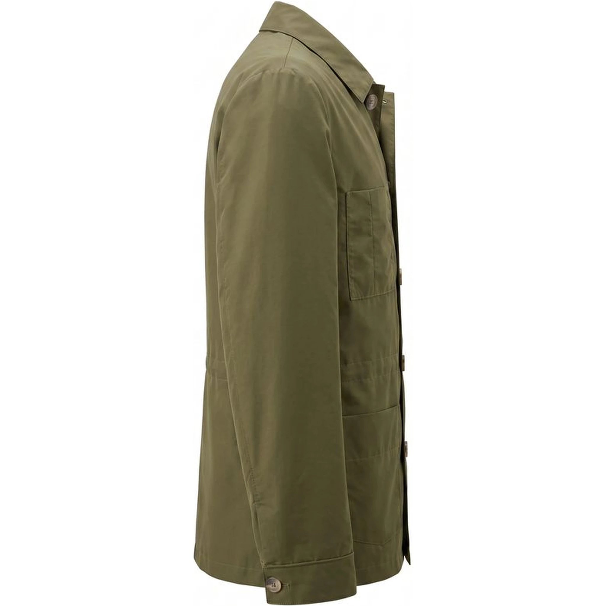 Green Nylon Men Jacket