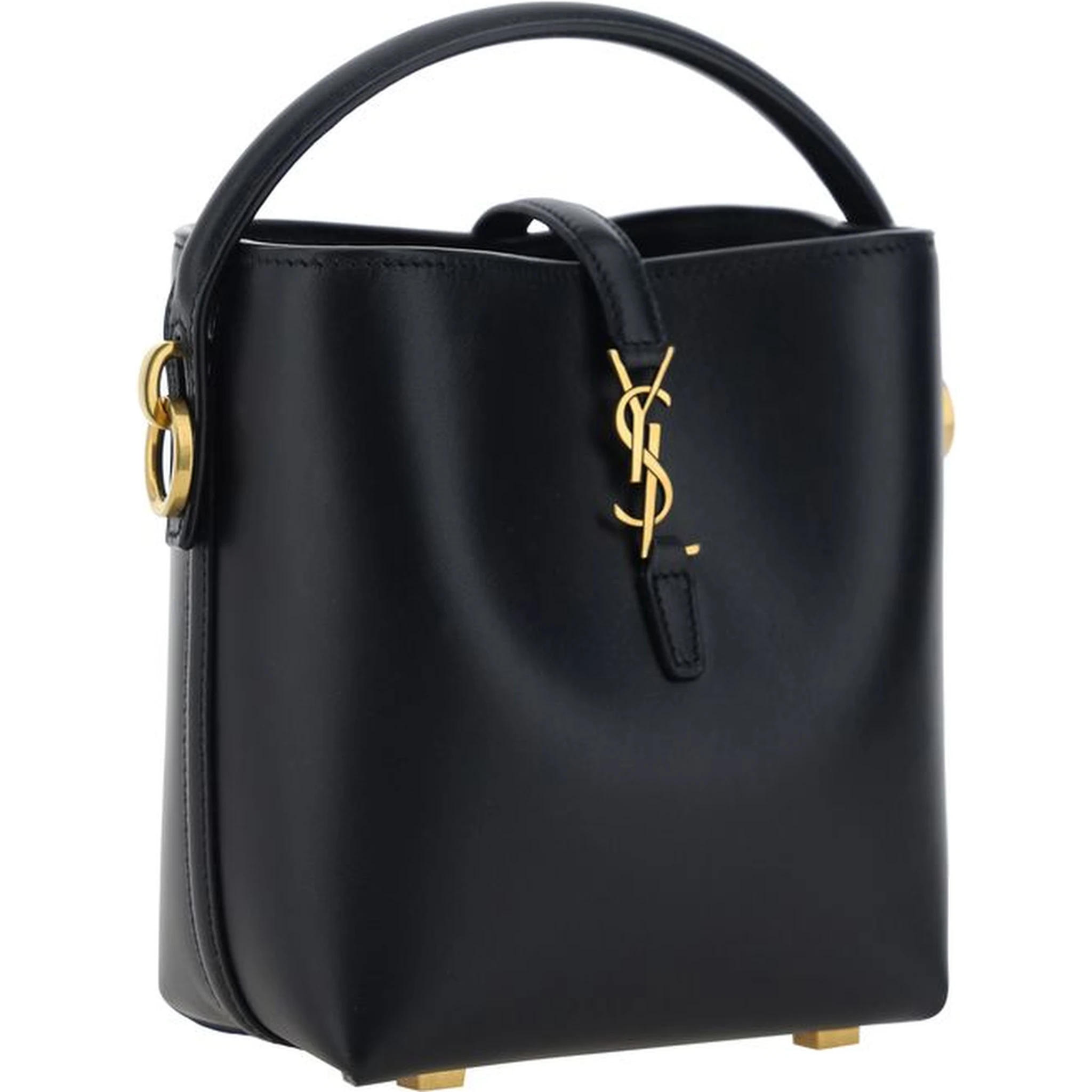 Black Calf Leather Bos Taurus Shoulder Bag