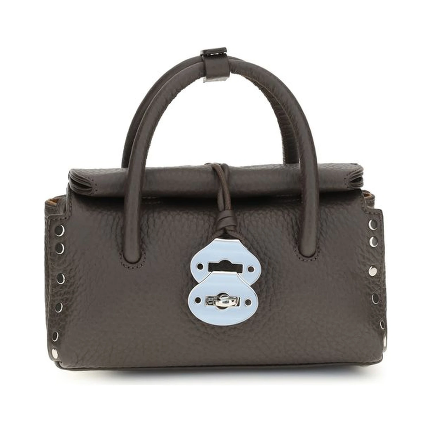 Brown Calf Leather Bos Taurus Handbag