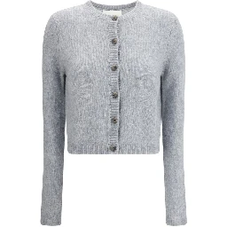 Gray Cashmere Cardigan