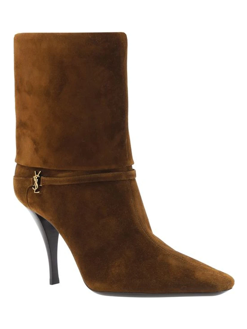 Brown Calf Leather Bos Taurus Ankle Boots