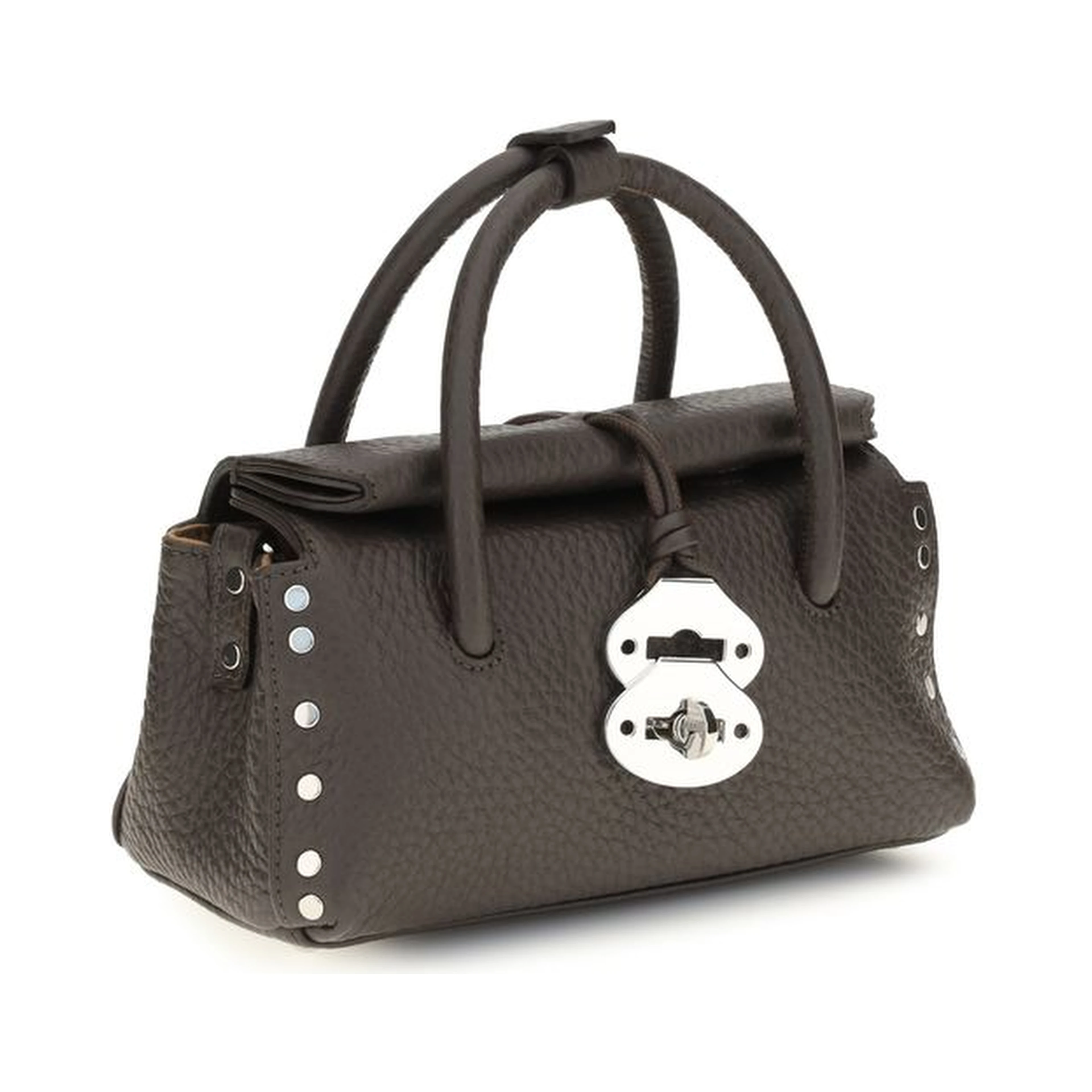 Brown Calf Leather Bos Taurus Handbag