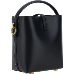 Black Calf Leather Bos Taurus Shoulder Bag