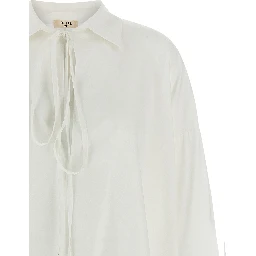 White Silk Blouse