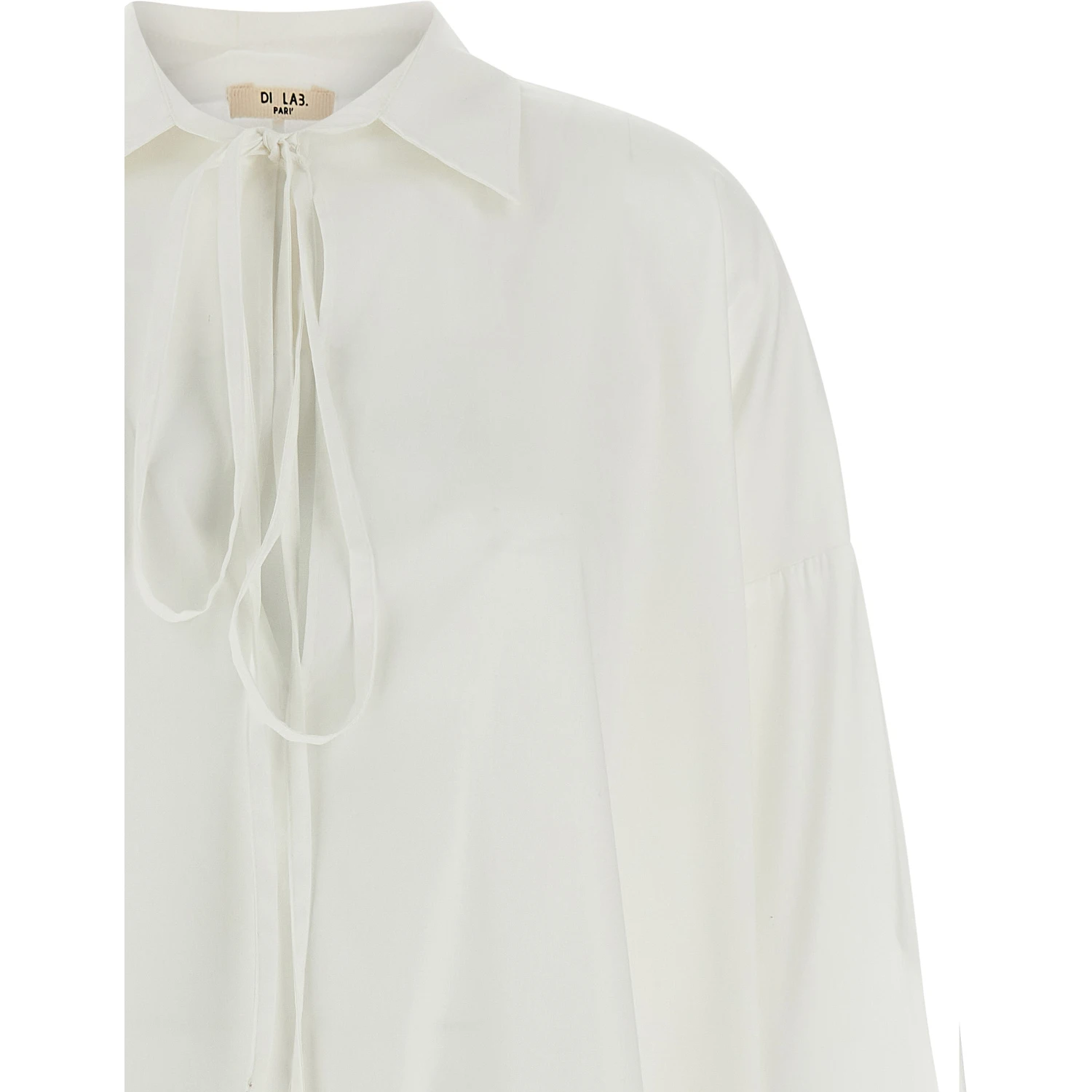 White Silk Blouse