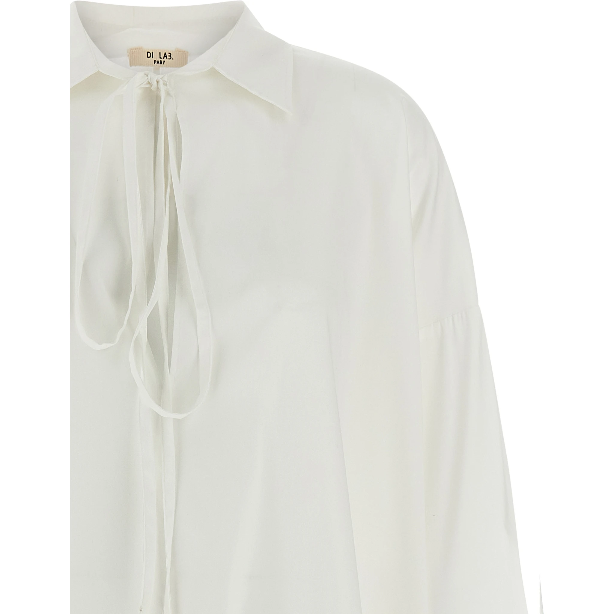 White Silk Blouse
