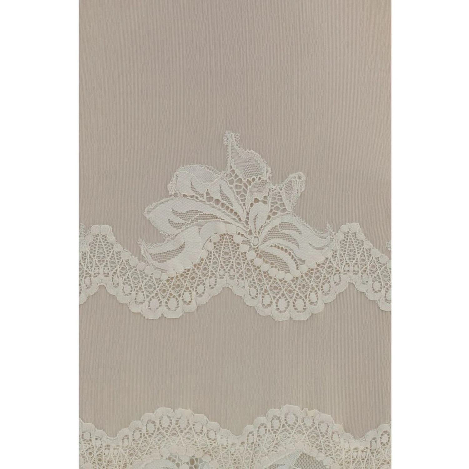 Beige Polyamide Long Dress