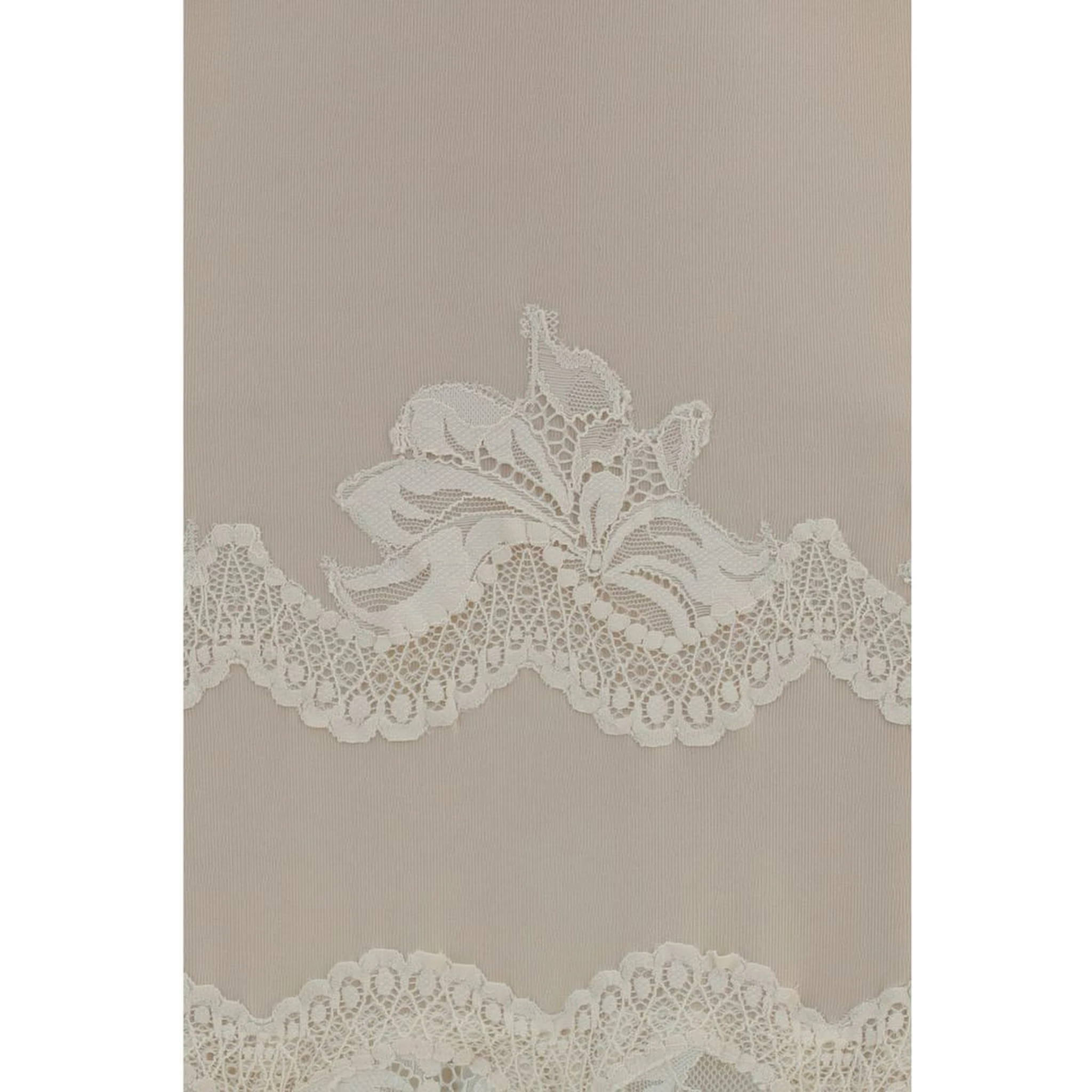 Beige Polyamide Long Dress