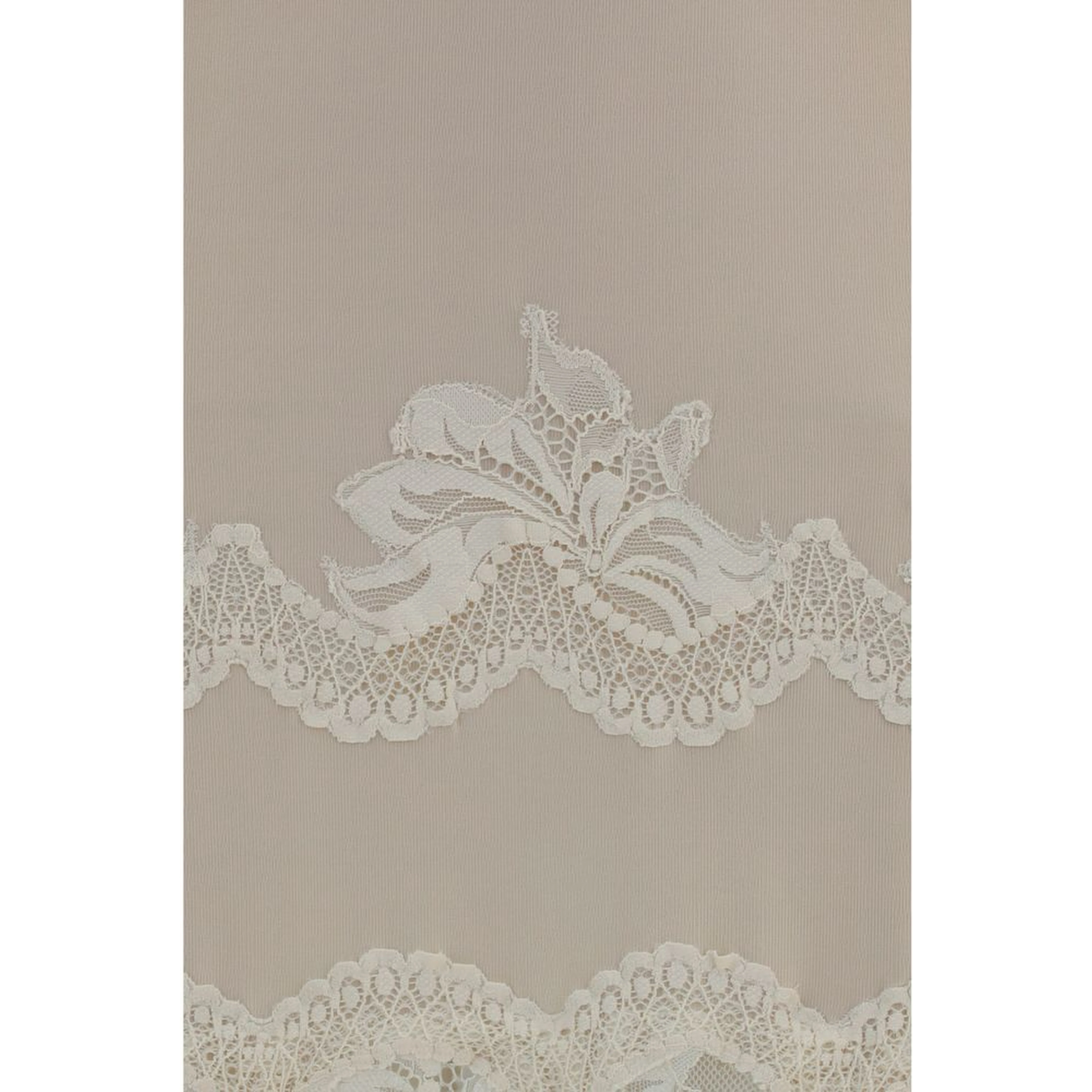 Beige Polyamide Long Dress