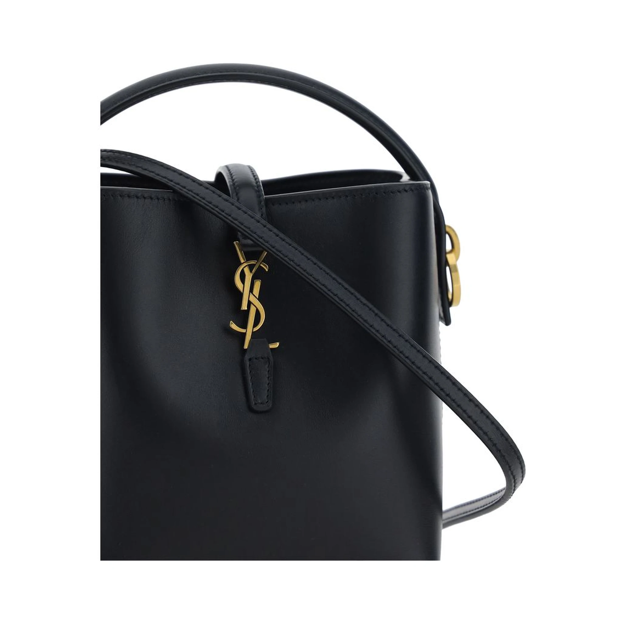 Black Calf Leather Bos Taurus Shoulder Bag