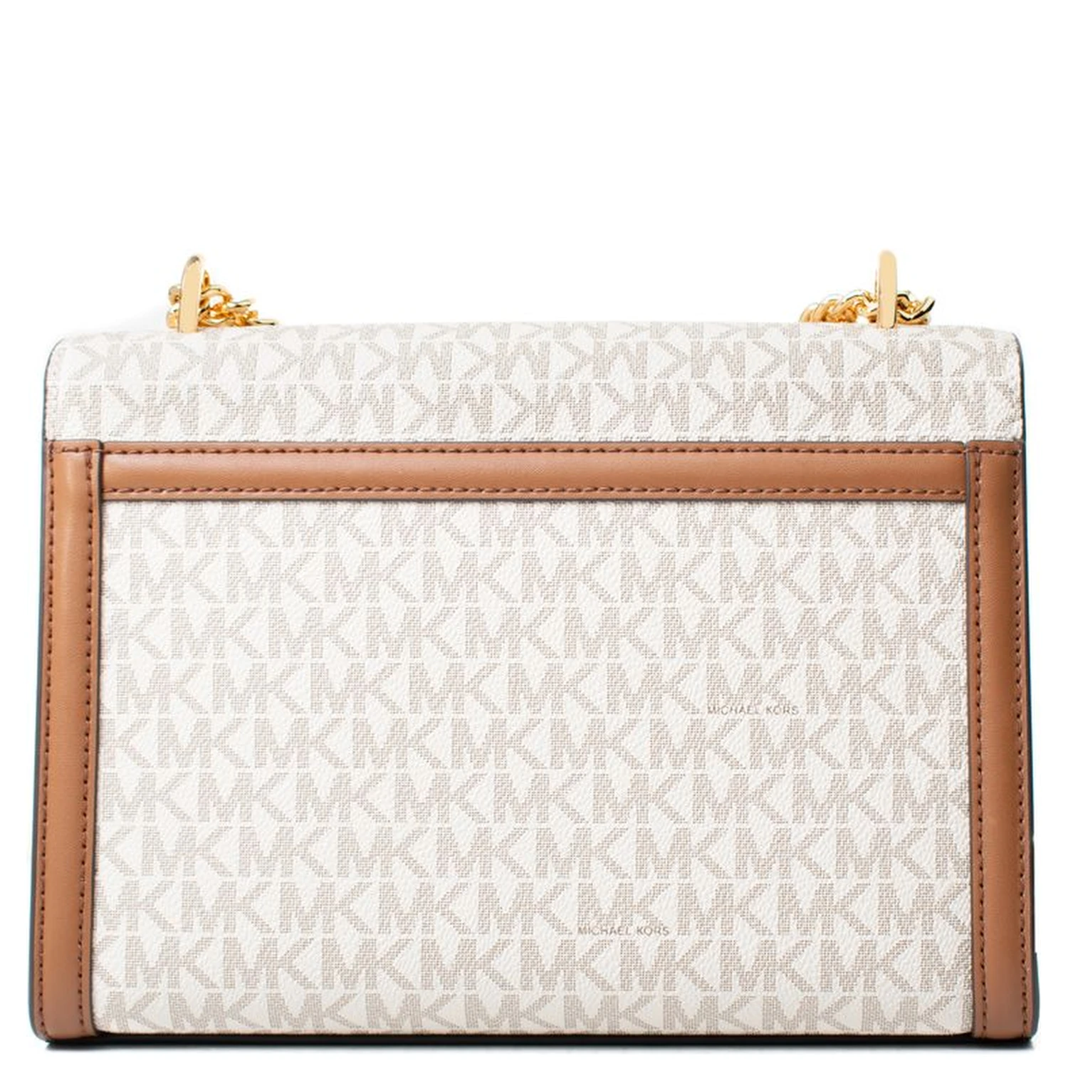 Beige Canvas Shoulder Bag