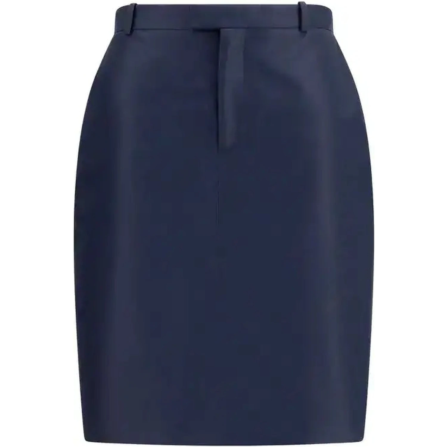Silk midi skirt