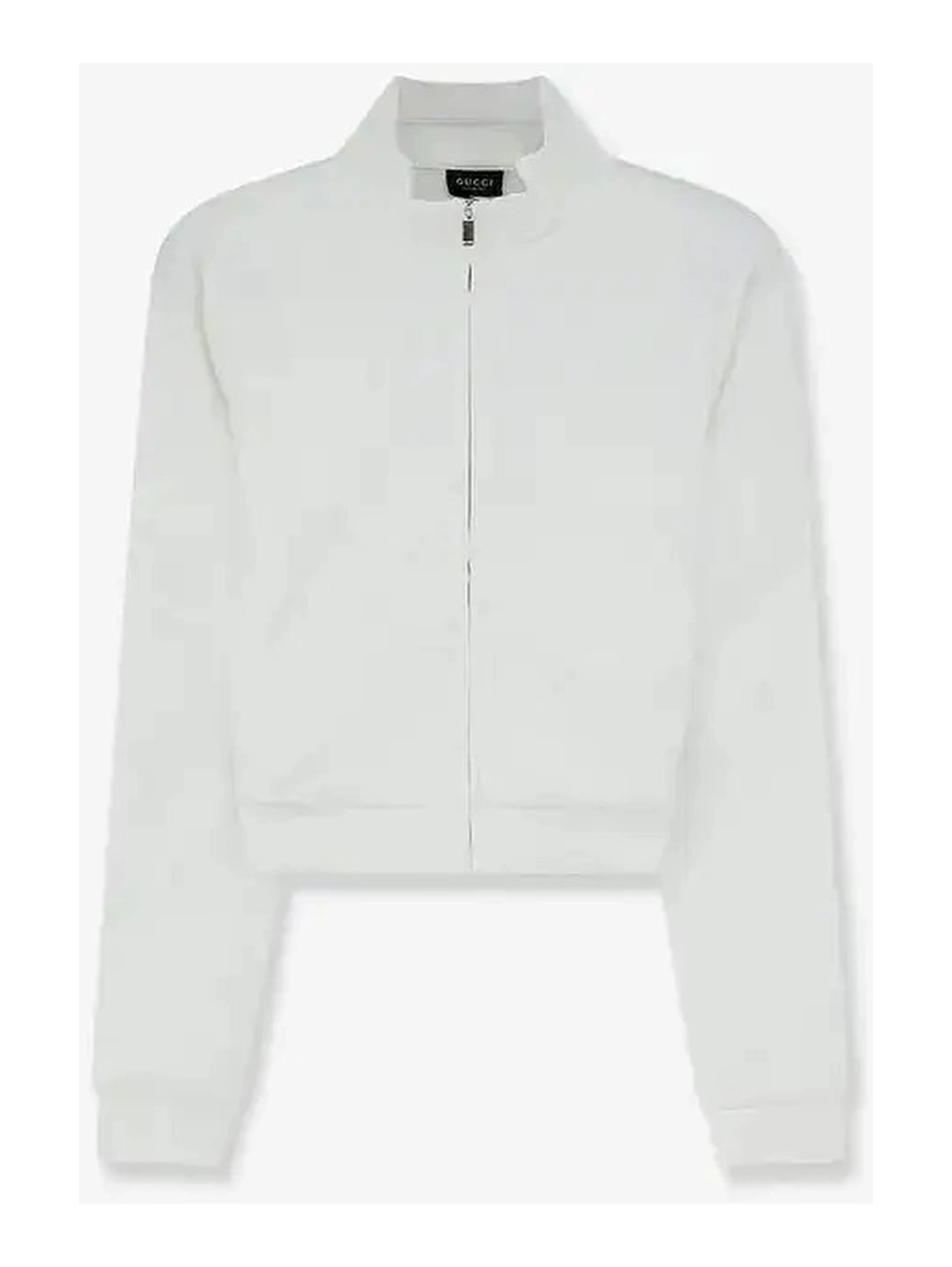 Zippered sweater with Web detail