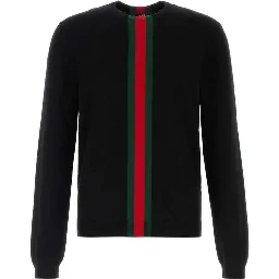 Cashmere knitwear with Web details