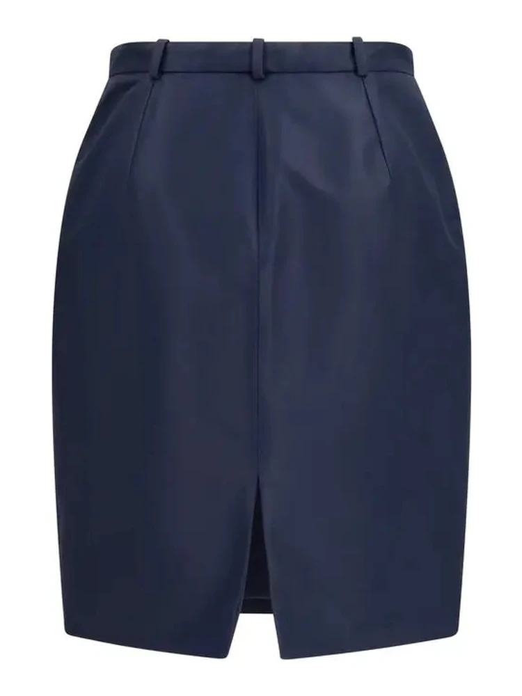 Silk midi skirt alternative