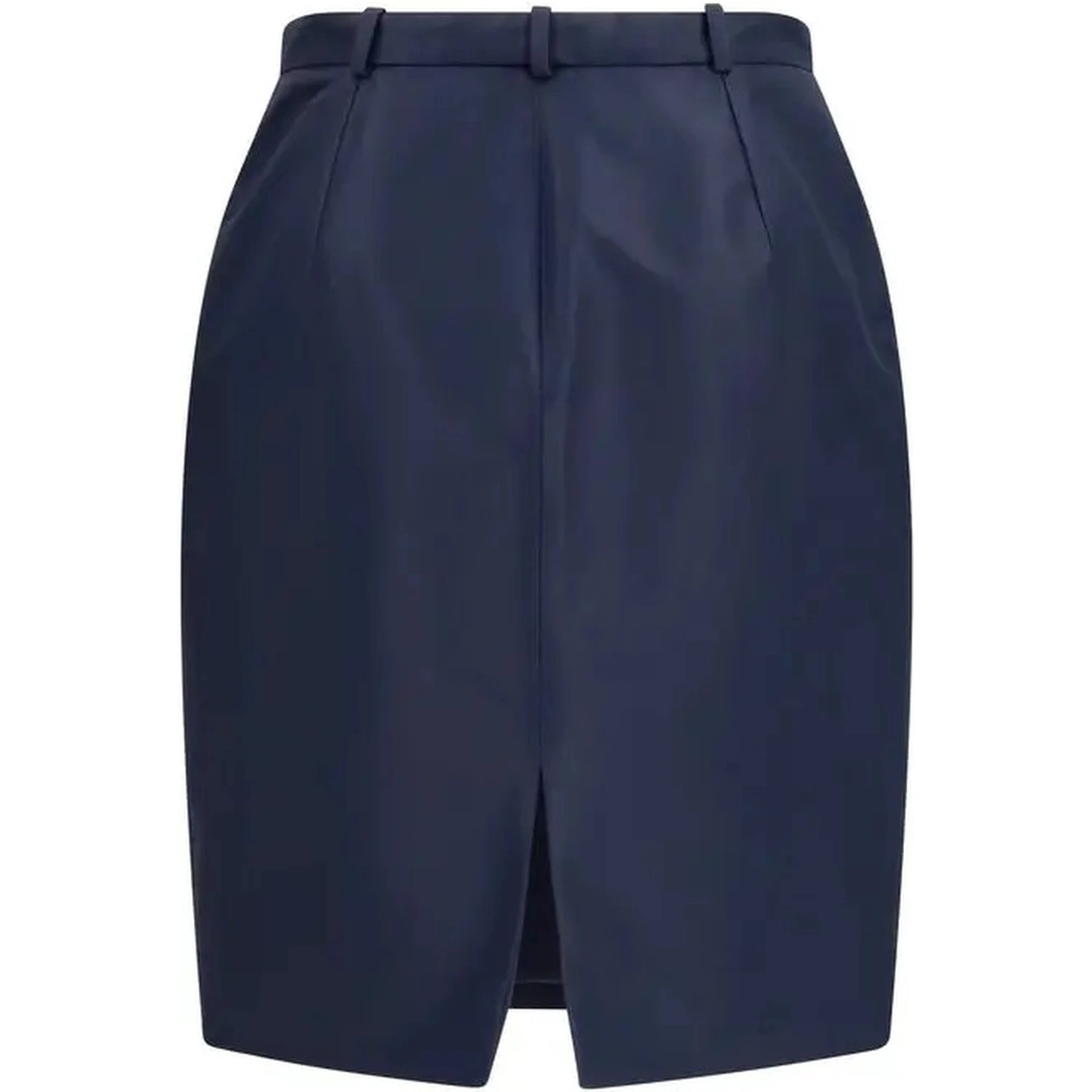 Silk midi skirt