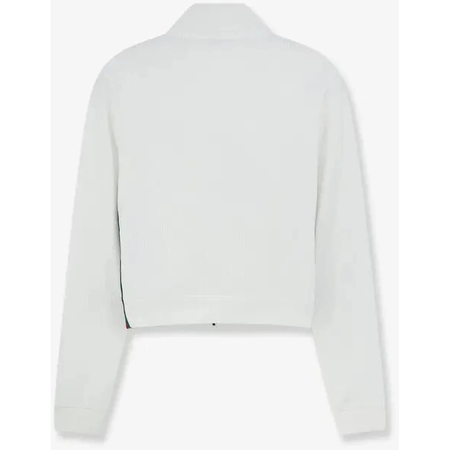 Zippered sweater with Web detail