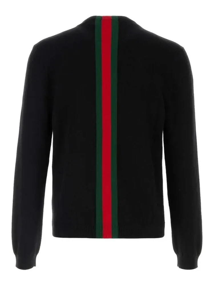 Cashmere knitwear with Web details alternative